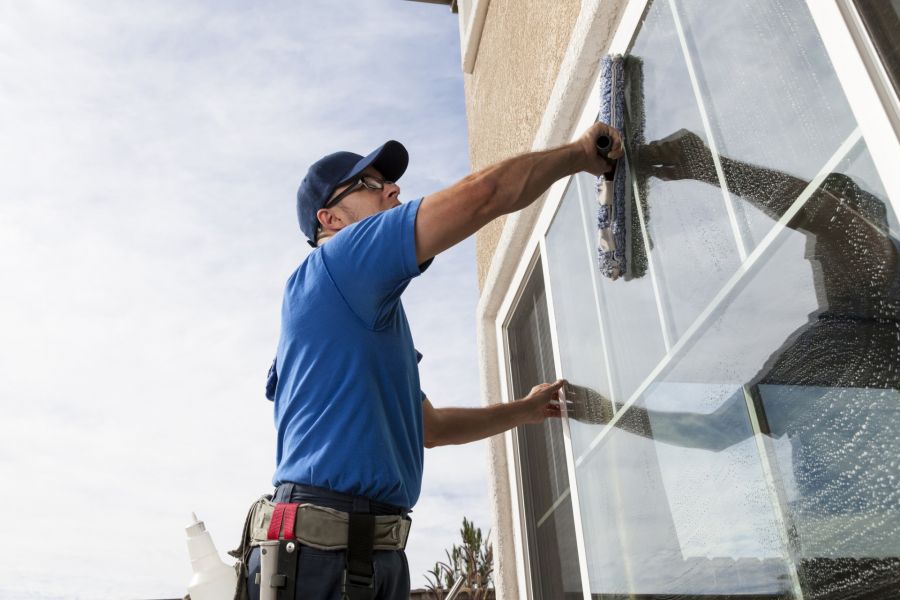 Commercial Window Cleaning by A Plus House & Office Cleaning
